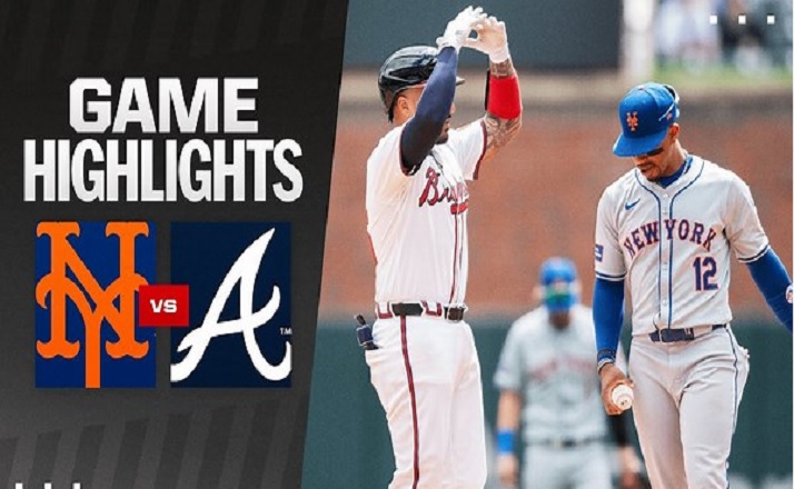 Braves vs. Mets Game 2024 MLB Highlights