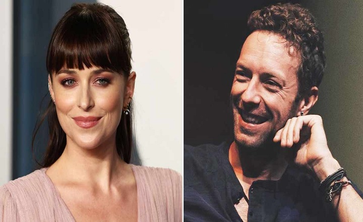 Dakota Johnson and Chris Martin